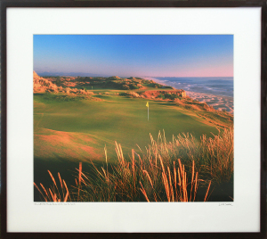 A typical dark frame print with 6-ply mat.  Double 4-ply mat  may also be used.