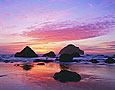 FACE ROCK SUNSET Image sea4.05